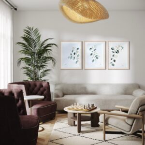 סט 3 ציורים גודל A4